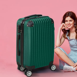 Slimbridge 28" Travel Luggage Suitcase Green