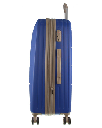 Pierre Cardin Hardshell Cabin Luggage Bag Travel Carry On TSA 54cm (49L) - Ocean