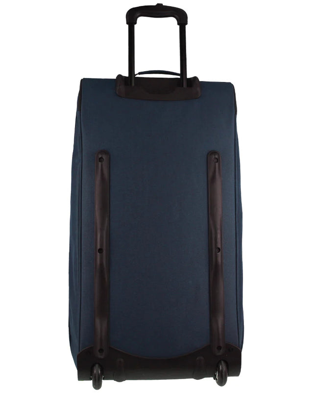 Pierre Cardin Trolley Bag Large Soft Travel Luggage Wheeled Duffle 82 Cm - Navy
