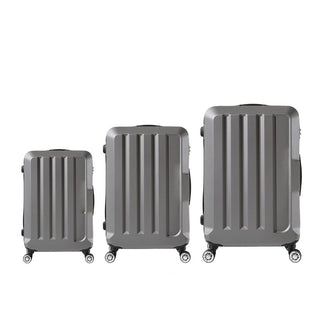 Slimbridge 20"24"28" 3PC Luggage Sets Dark Grey