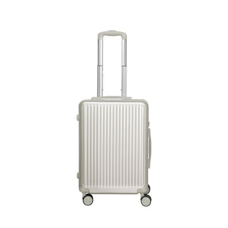 Slimbridge Luggage Suitcase Trolley White 2pc 14"+20"