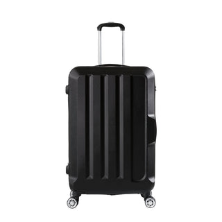 Slimbridge 24" Travel Luggage Lightweight Black 24 inch