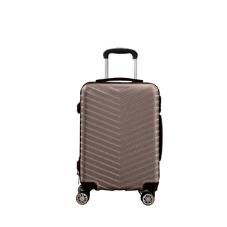 Slimbridge 20" Carry On Travel Luggage Coffee 20 inch