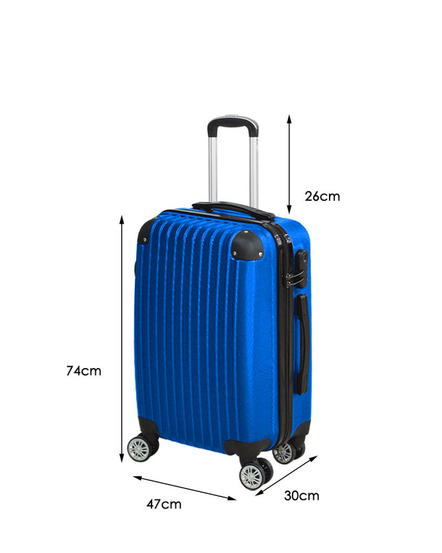 Slimbridge 28" Travel Luggage Suitcase Blue