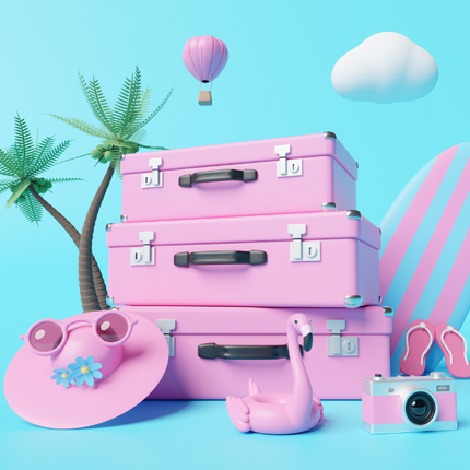 Collection image for: Pink & Rose Gold Suitcases
