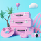 Pink & Rose Gold Suitcases