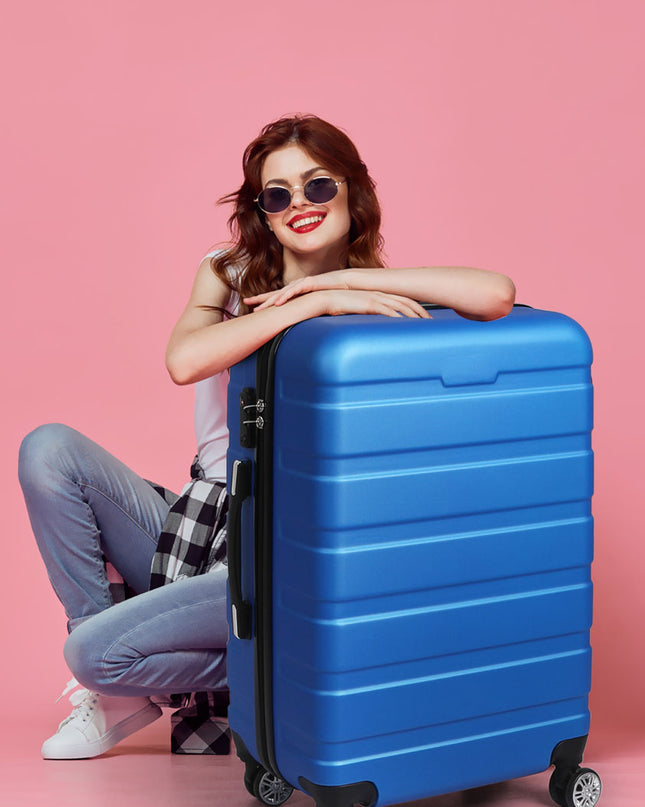 Slimbridge 28"Luggage Case Suitcase Blue 28 inch