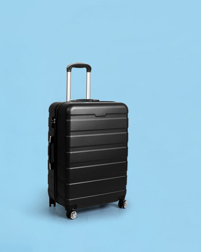 Slimbridge 20" Carry On Luggage Case Black 20 inch