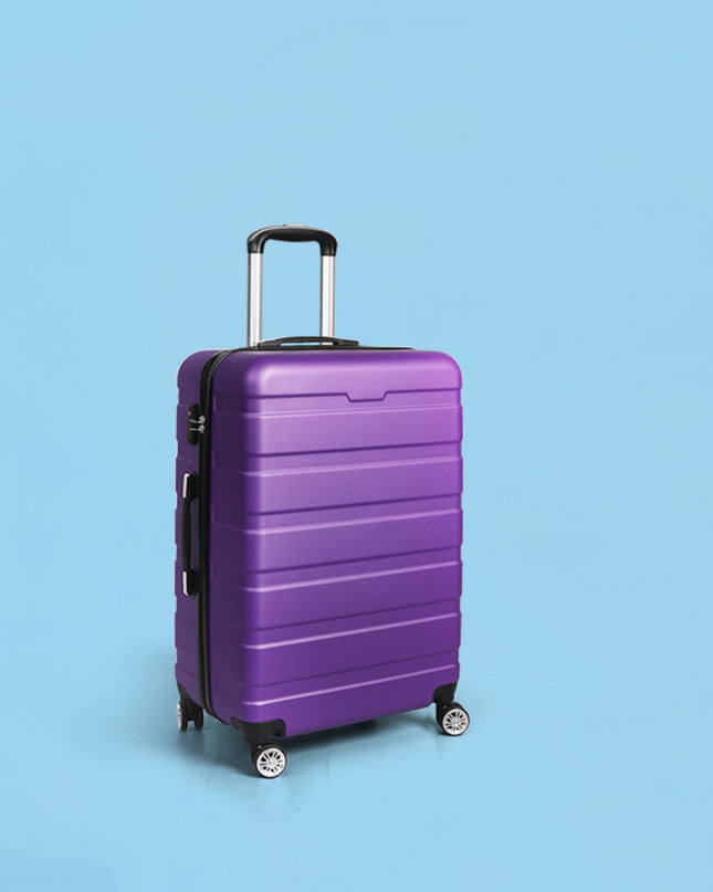 Slimbridge 20" Carry On Luggage Case Purple 20 inch