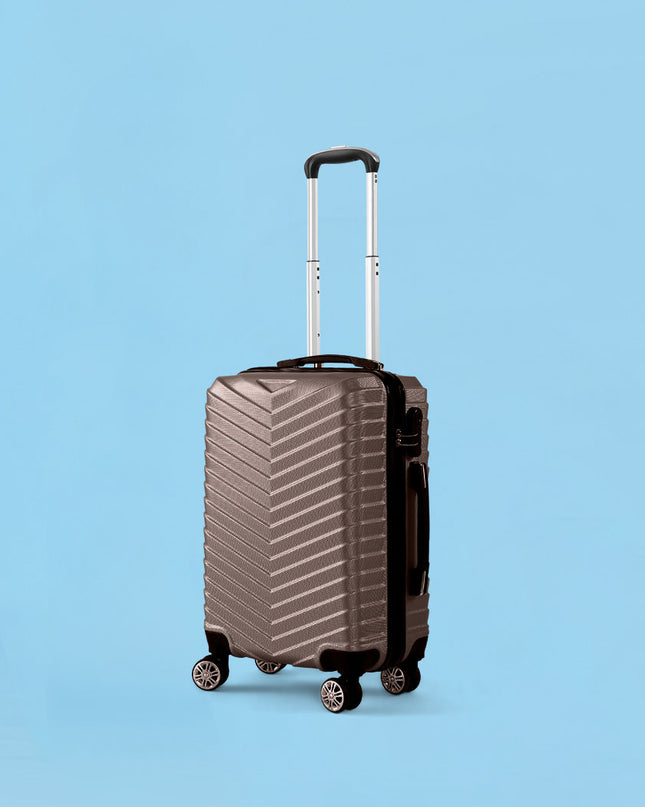 Slimbridge 20" Carry On Travel Luggage Coffee 20 inch
