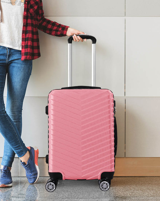 Slimbridge 20" Carry On Travel Luggage Rose 20 inch