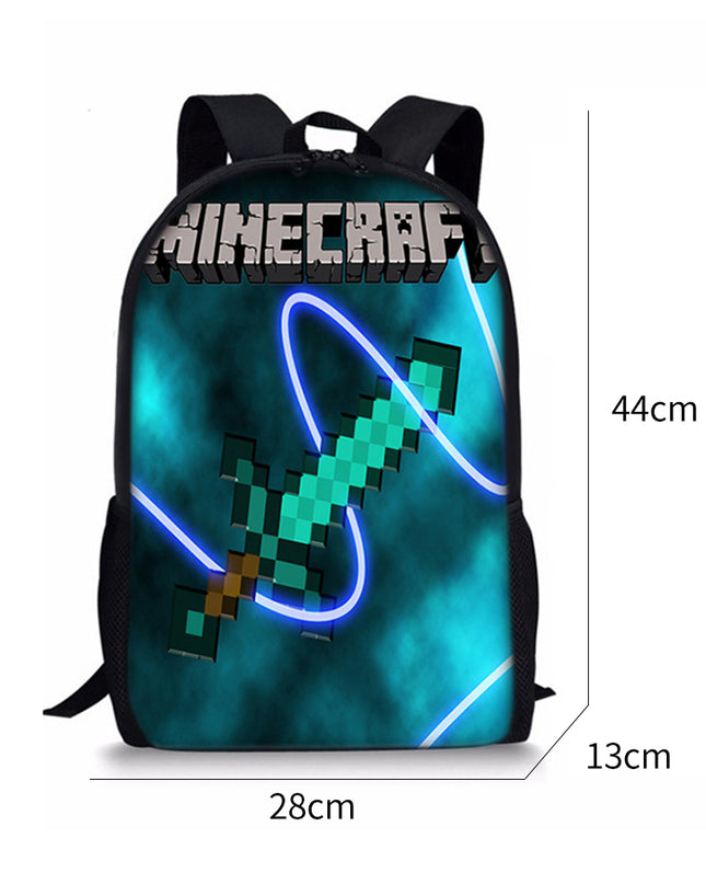 Minecraft Backpack for Kids Student School Bag Shoulder Bag A