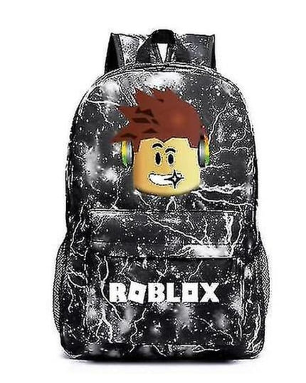 Roblox Backpack for Kids School Bag Children Travel Backpack Black
