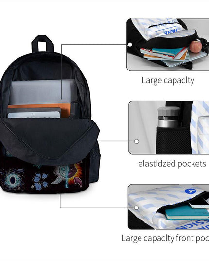 Roblox Blox Fruit Backpack Large Capacity Polyester School Bag for Children