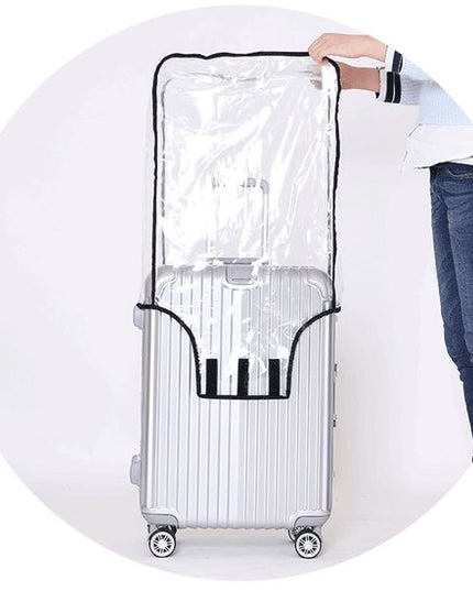 Luggage Cover - Transparent PVC Material - Waterproof and Scratch Resistant - Semi-transparent Luggage Cover - Suitable for Business Travel and Daily Use - 30
