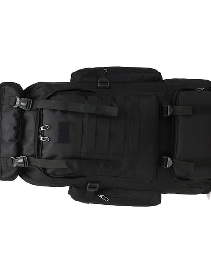 80L Military Tactical Backpack Waterproof Fishing Bag Multifunctional Bag for Adults Outdoor Sports Climbing Camping Black
