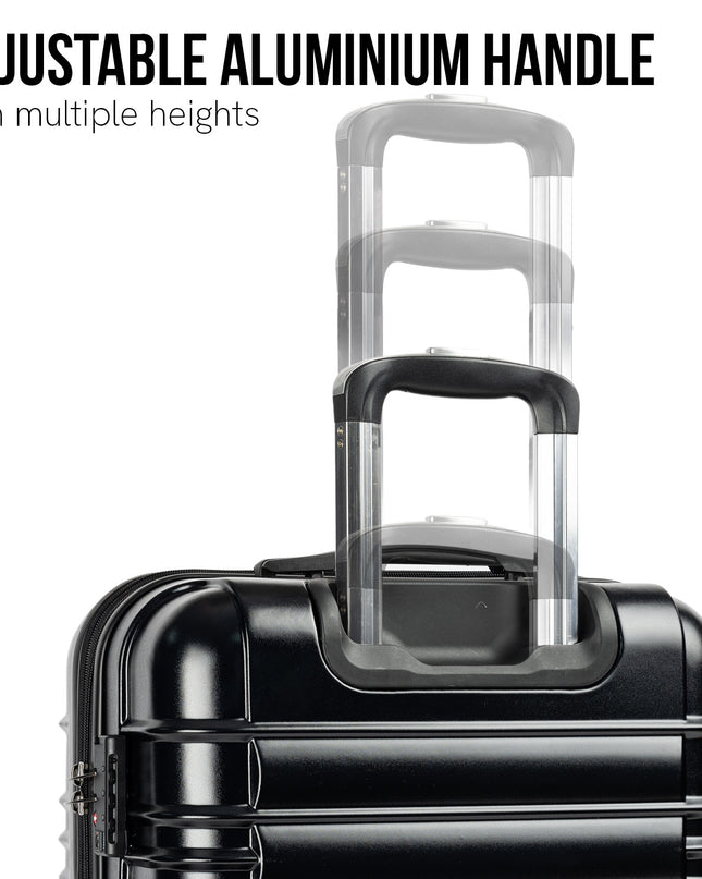 Olympus Noctis Suitcase 24in Hard Shell ABS+PC - Stygian Black