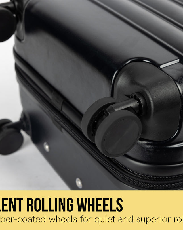 Olympus Noctis Suitcase 24in Hard Shell ABS+PC - Stygian Black