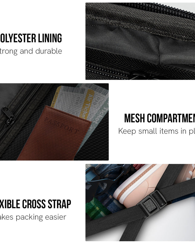 Olympus Noctis Suitcase 24in Hard Shell ABS+PC - Stygian Black