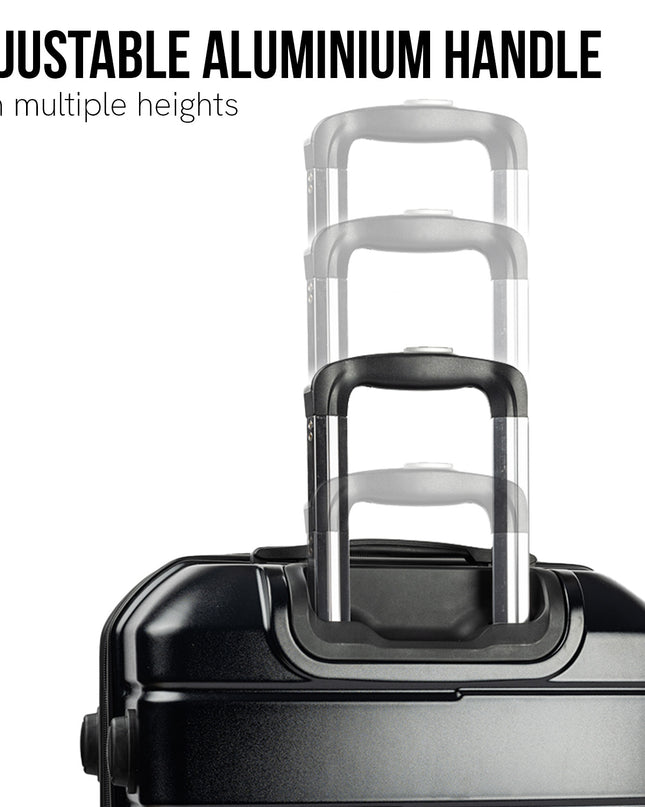 Olympus Artemis 20in Hard Shell Suitcase ABS+PC  Jet Black
