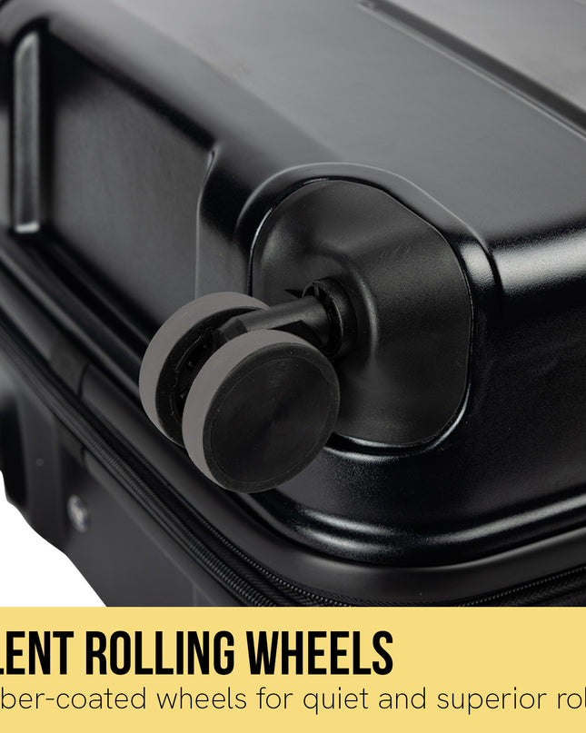 Olympus Artemis 20in Hard Shell Suitcase ABS+PC  Jet Black