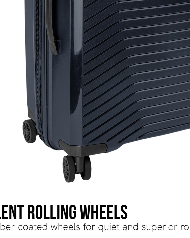 Olympus Astra 20in Lightweight Hard Shell Suitcase - Aegean Blue