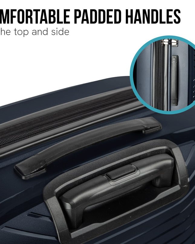 Olympus Astra 20in Lightweight Hard Shell Suitcase - Aegean Blue