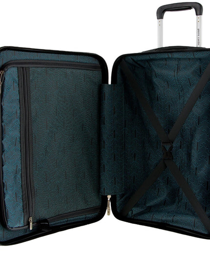 Pierre Cardin 3-Piece Hardshell Super Light Luggage Bags Travel Suitcase - Burgundy