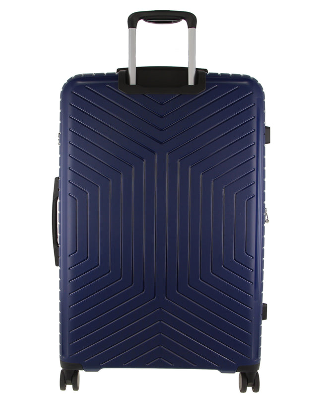 Pierre Cardin 65cm Medium Hard-Shell Suitcase Travel Luggage Bag - Navy
