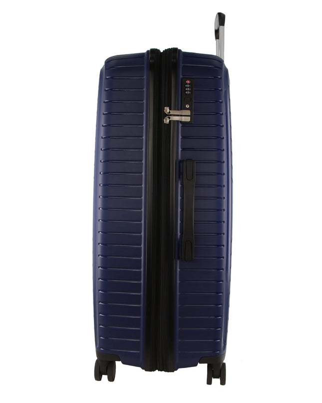 Pierre Cardin 65cm Medium Hard-Shell Suitcase Travel Luggage Bag - Navy