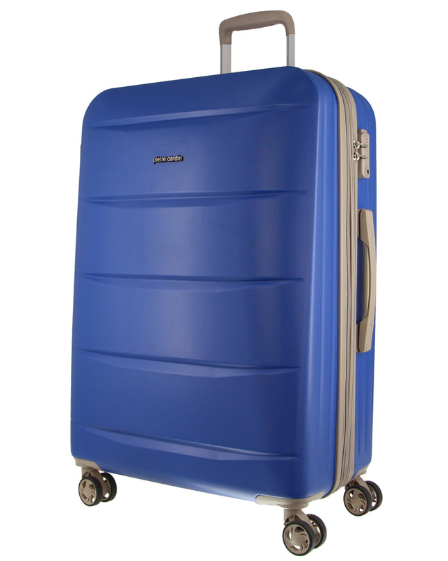Pierre Cardin Hardshell Cabin Luggage Bag Travel Carry On TSA 54cm (49L) - Ocean