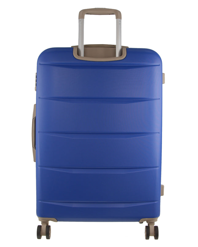 Pierre Cardin Hardshell Cabin Luggage Bag Travel Carry On TSA 54cm (49L) - Ocean