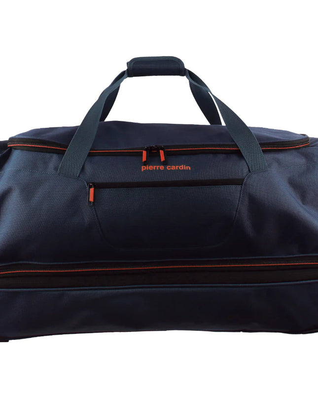 Pierre Cardin Trolley Bag Large Soft Travel Luggage Wheeled Duffle 82 Cm - Navy