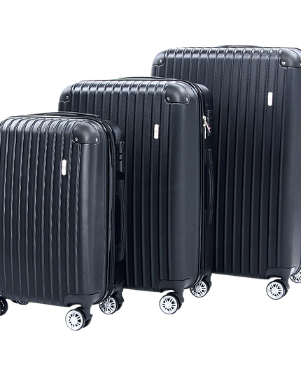 Delegate Suitcases Luggage Set 20" 24" 28"Carry On Trolley TSA Travel Bag