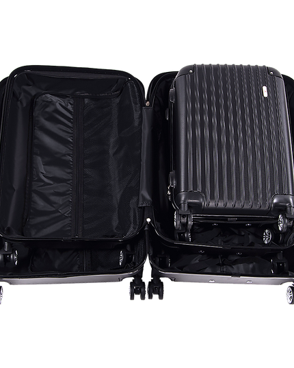 Delegate Suitcases Luggage Set 20" 24" 28"Carry On Trolley TSA Travel Bag