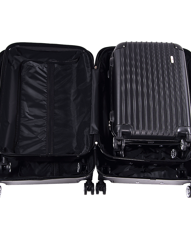 Delegate Suitcases Luggage Set 20" 24" 28"Carry On Trolley TSA Travel Bag
