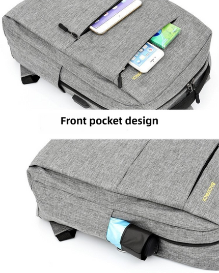 Blue 3-PCS Multi-Functional & Lightweight Backpacks Set for Students - Large Capacity Durable Travel Daypack with USB Charging Port, Fit in 14-Inch Laptop Bag