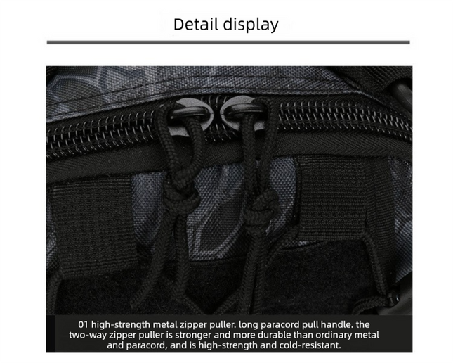 Tactical Sling Bag Multicam CP Pattern 600D Waterproof Crossbody Backpack MOLLE EDC Shoulder Pack