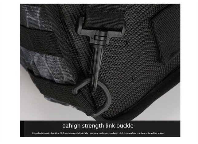 Tactical Sling Bag Multicam CP Pattern 600D Waterproof Crossbody Backpack MOLLE EDC Shoulder Pack