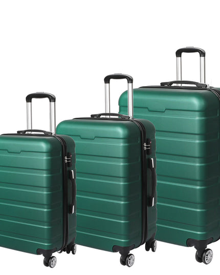 Slimbridge 3PC Luggage sets Suitcase Green