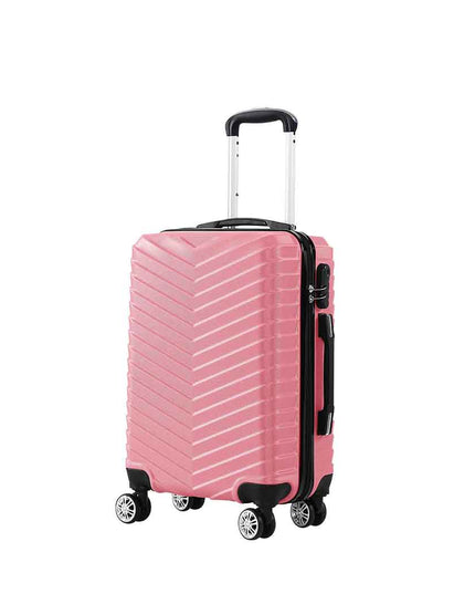 Slimbridge 20" Carry On Travel Luggage Rose 20 inch