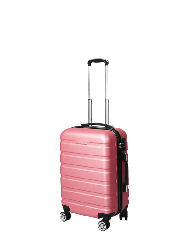 Slimbridge 20" Carry On Luggage Case Rose Gold 20 inch