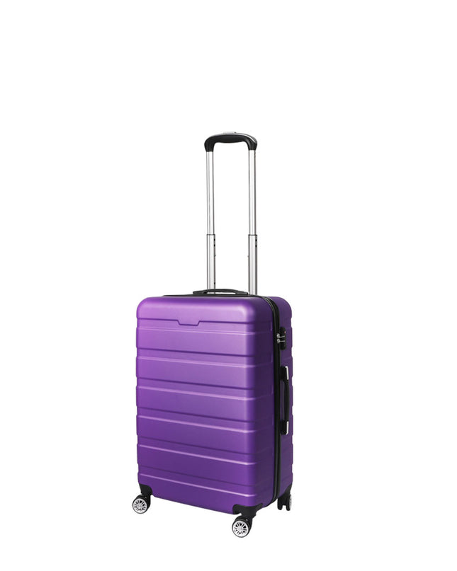 Slimbridge 20" Carry On Luggage Case Purple 20 inch