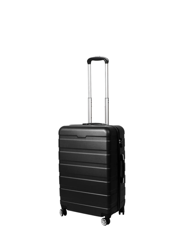 Slimbridge 20" Carry On Luggage Case Black 20 inch