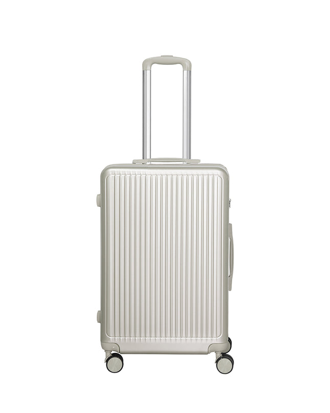 Slimbridge Luggage Suitcase Trolley White 3pc 20"+24"+28"