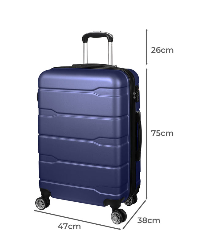 Slimbridge 28" Inch Expandable Luggage Navy 28 inch