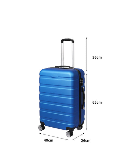 Slimbridge 24"Luggage Case Suitcase Blue 24 inch