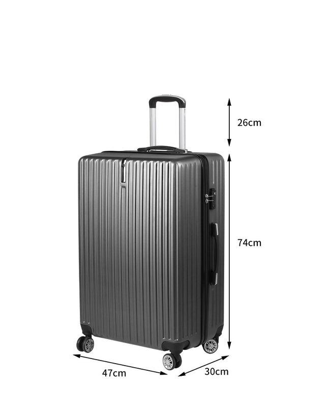 Slimbridge 28" Inch Luggage Suitcase Grey 28 inch