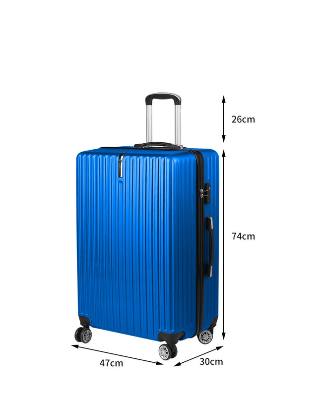 Slimbridge 28" Inch Luggage Suitcase Blue 28 inch