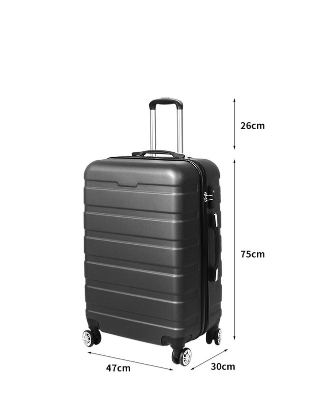 Slimbridge 28"Luggage Case Suitcase Grey 28 inch